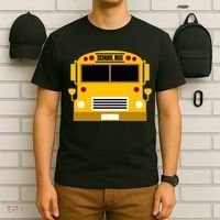 School Bus Costume Simple Halloween Costume T-Shirt thumb 6