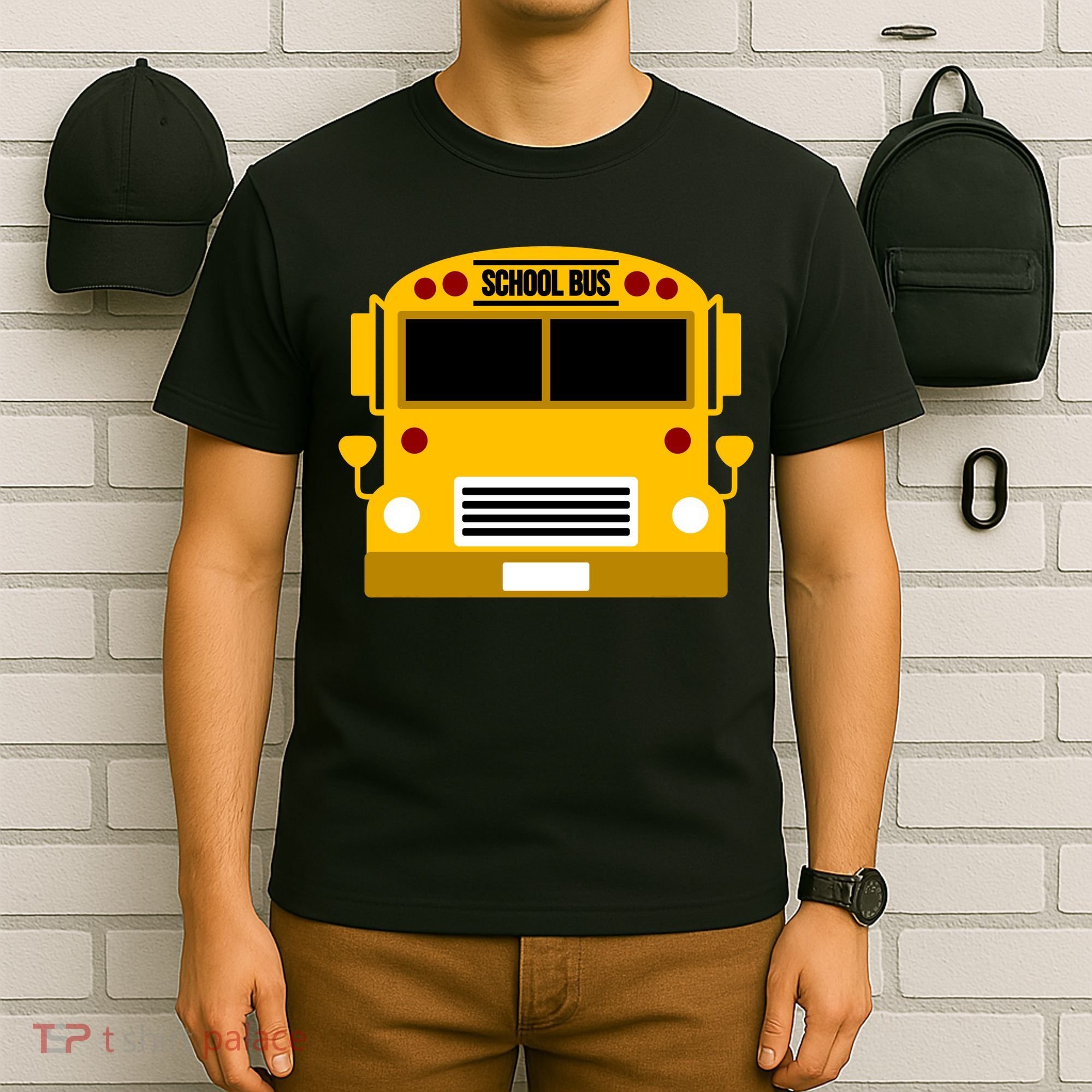 School Bus Costume Simple Halloween Costume T-Shirt