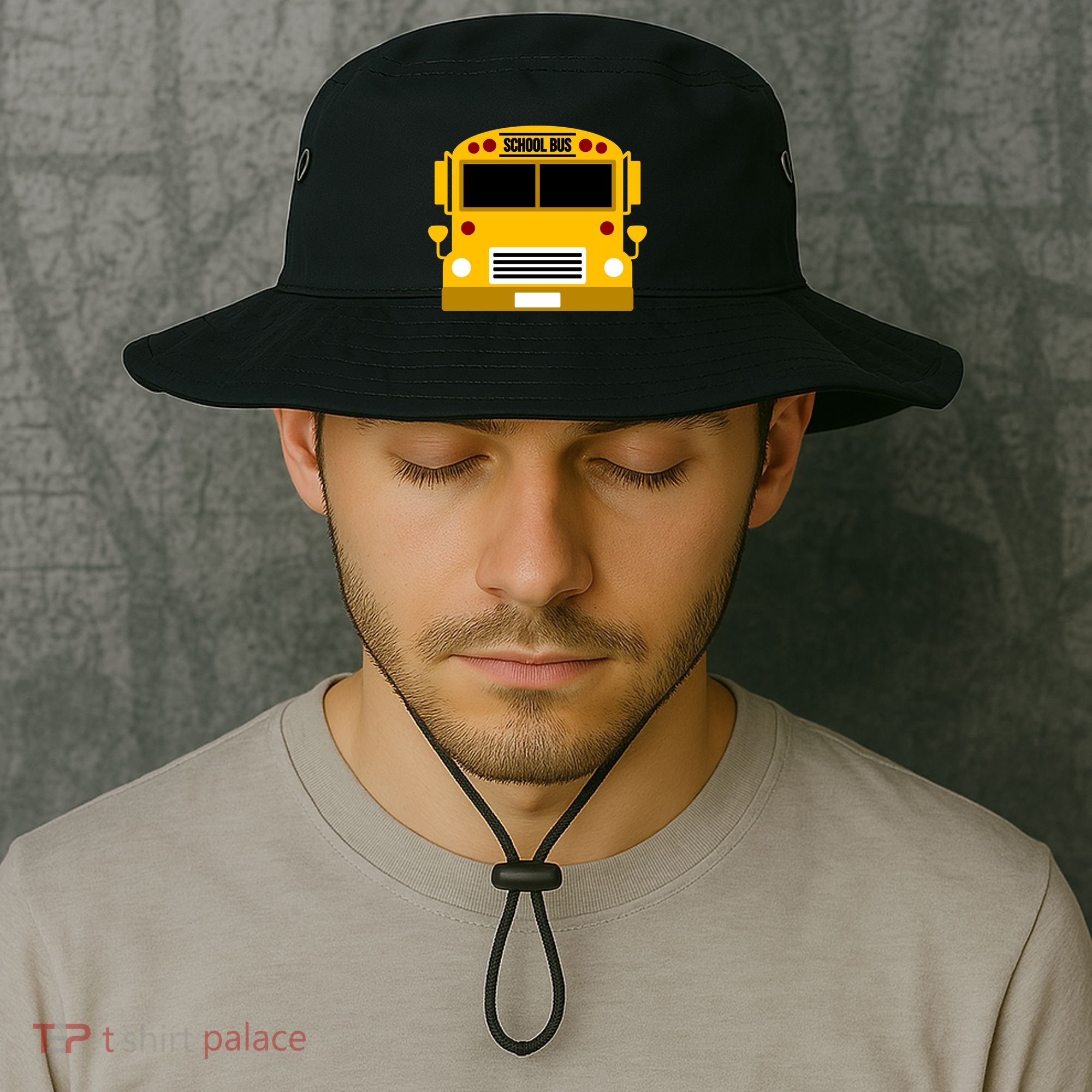 School Bus Costume Simple Halloween Costume Bucket Hat