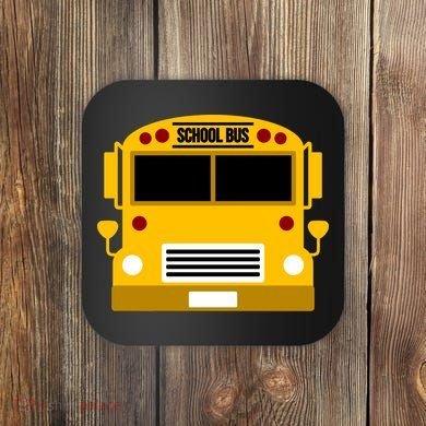 School Bus Costume Simple Halloween Costume Coaster