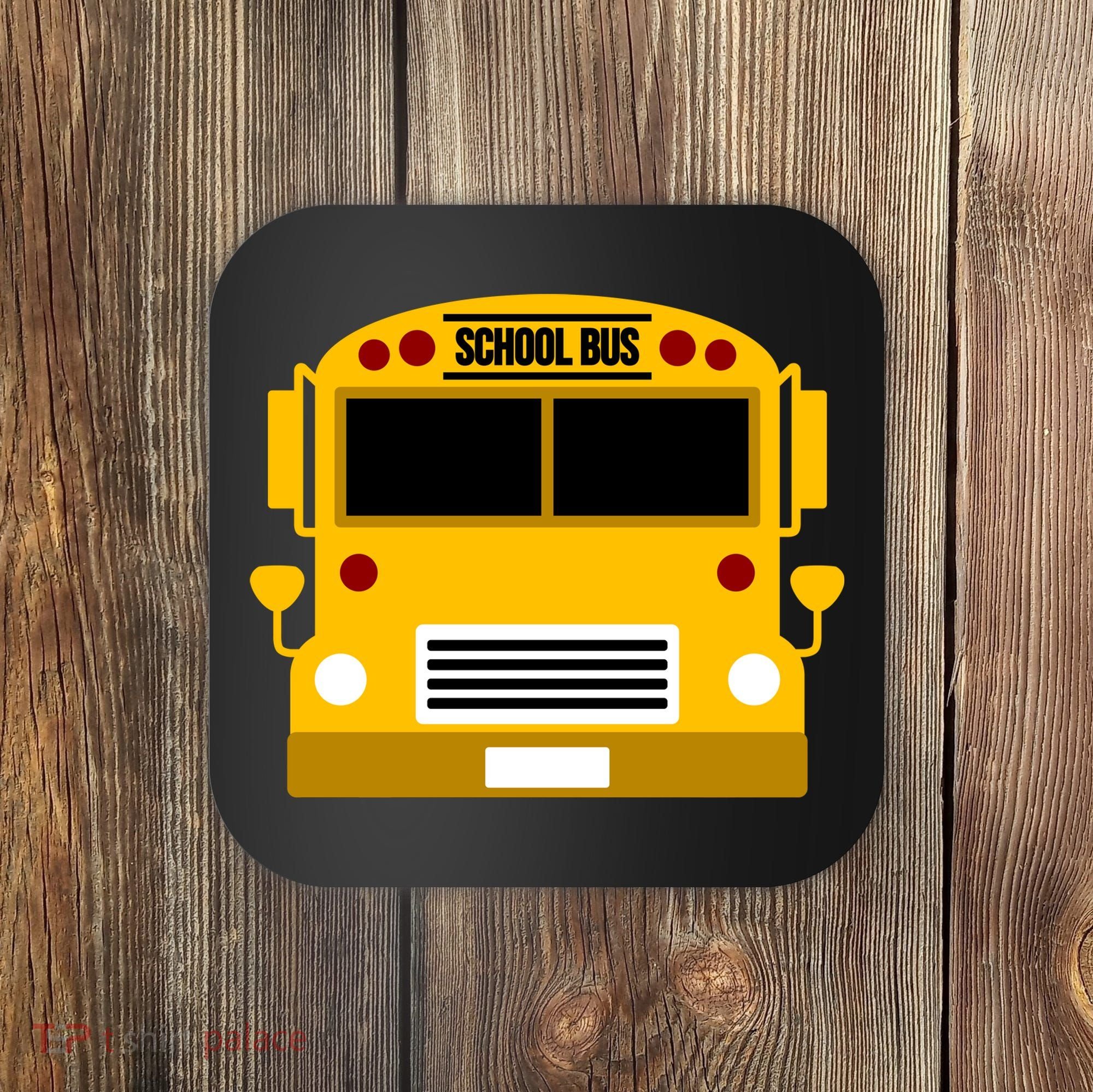School Bus Costume Simple Halloween Costume Coaster