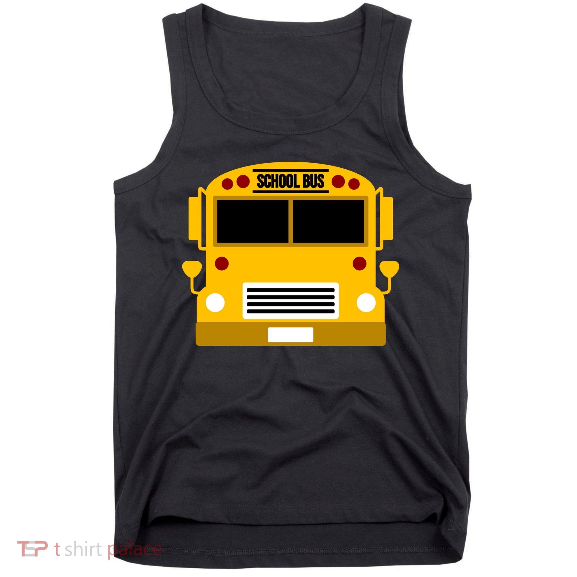 School Bus Costume Simple Halloween Costume Tank Top