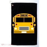 School Bus Costume Simple Halloween Costume Golf Towel thumb 0