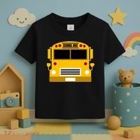 School Bus Costume Simple Halloween Costume Toddler T-Shirt thumb 3