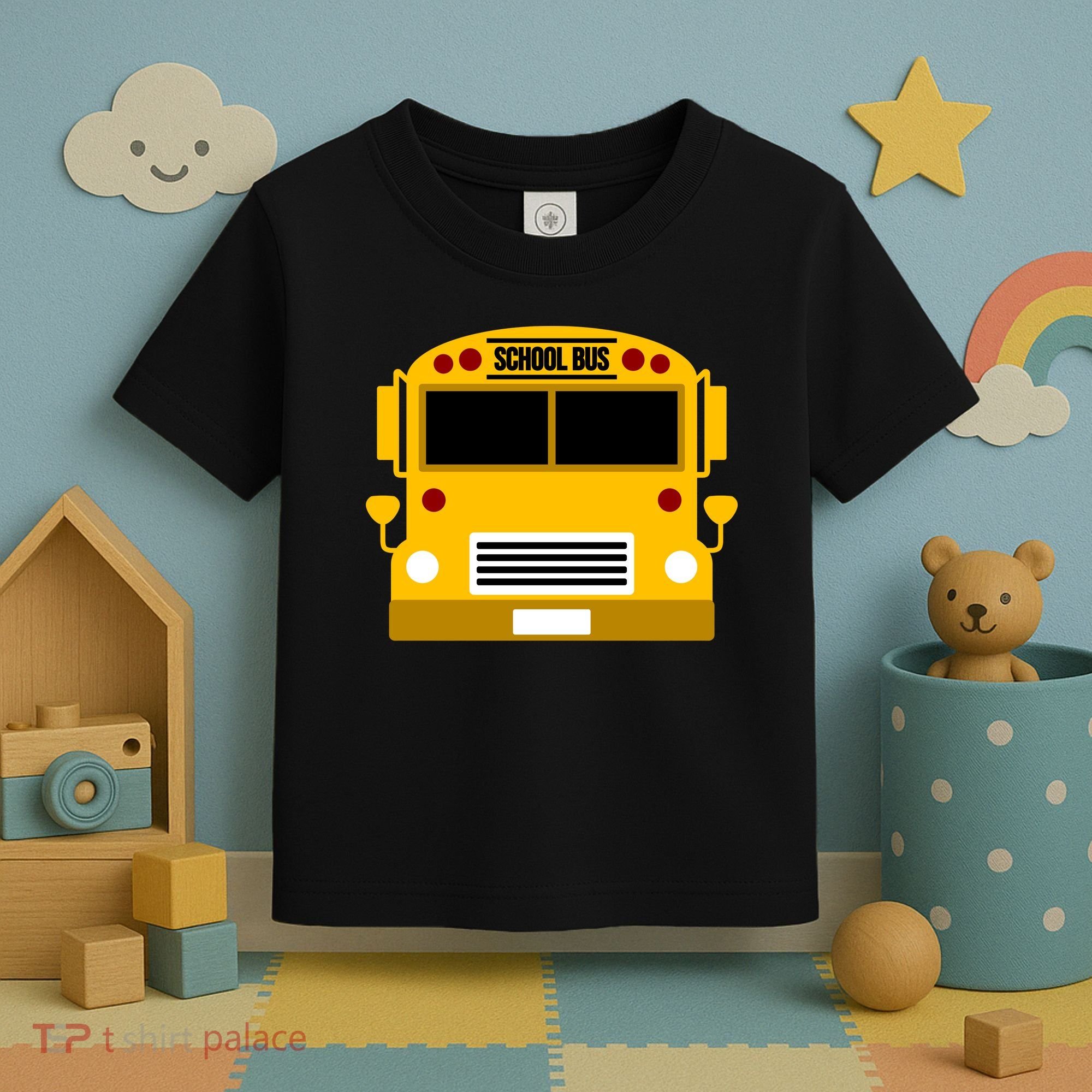 School Bus Costume Simple Halloween Costume Toddler T-Shirt
