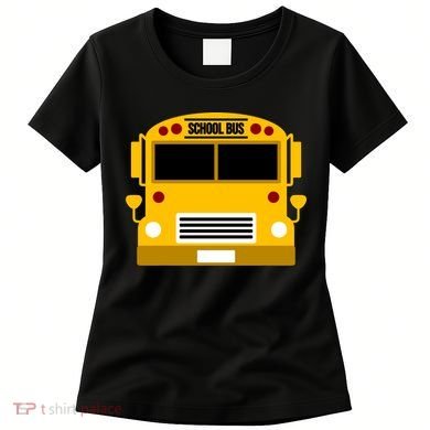 School Bus Costume Simple Halloween Costume Women's T-Shirt