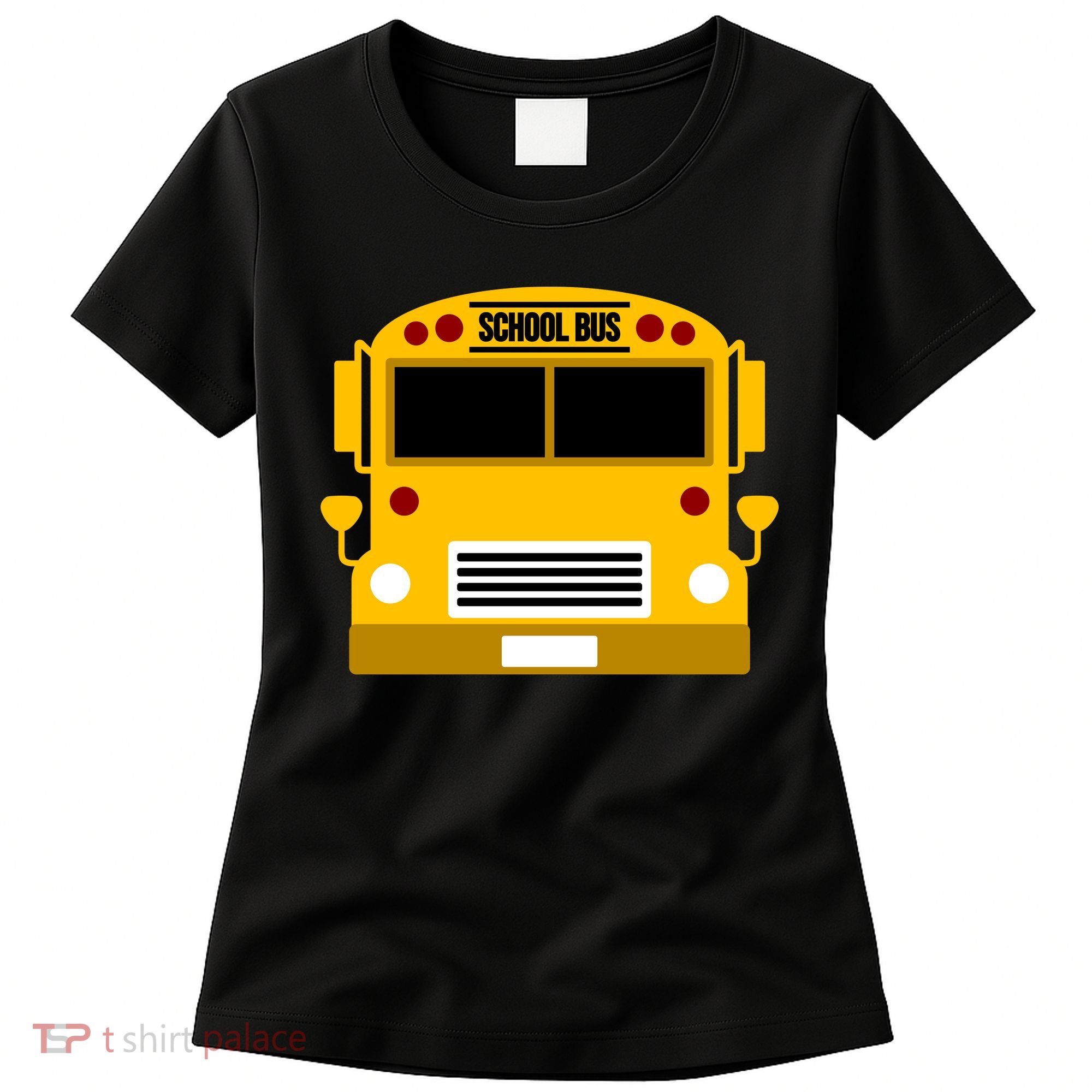 School Bus Costume Simple Halloween Costume Women's T-Shirt