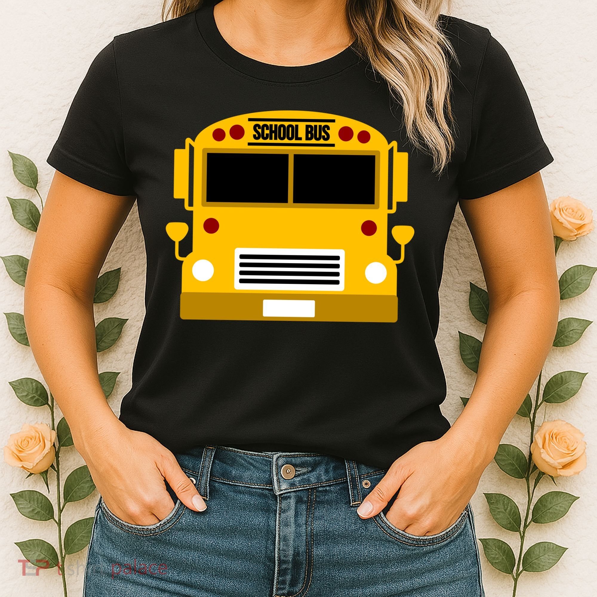 School Bus Costume Simple Halloween Costume Women's T-Shirt