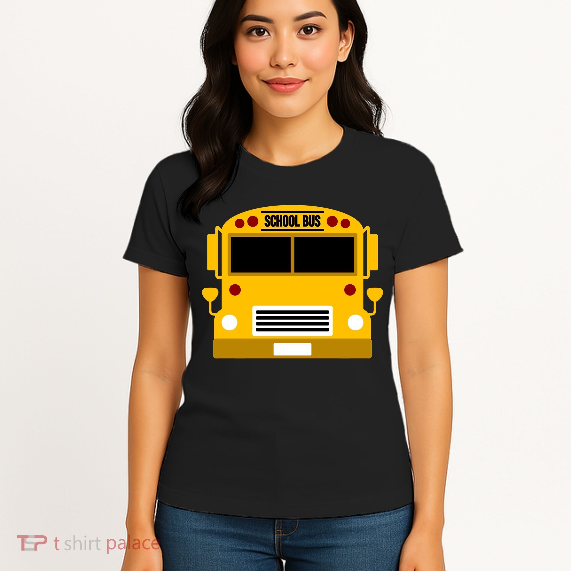School Bus Costume Simple Halloween Costume Women's T-Shirt