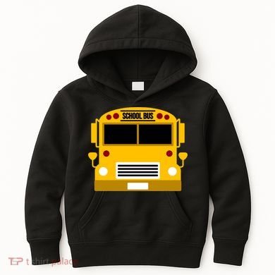 School Bus Costume Simple Halloween Costume Kids Hoodie
