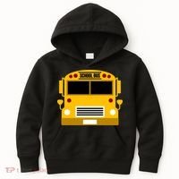 School Bus Costume Simple Halloween Costume Kids Hoodie thumb 0