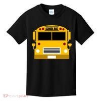 School Bus Costume Simple Halloween Costume Kids T-Shirt thumb 0