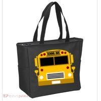 School Bus Costume Simple Halloween Costume Tote Bag thumb 2