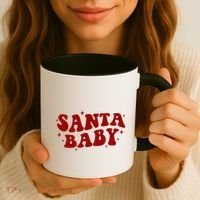 Santa Baby Cute Christmas Xmas Funny Coffee Mug thumb 3