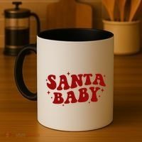 Santa Baby Cute Christmas Xmas Funny Coffee Mug thumb 4