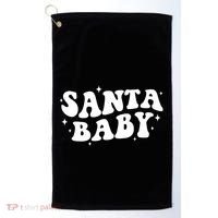 Santa Baby Cute Christmas Xmas Funny Golf Towel thumb 0