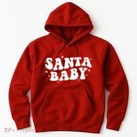 Santa Baby Cute Christmas Xmas Funny Hoodie thumb 0