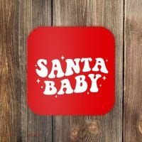 Santa Baby Cute Christmas Xmas Funny Coaster thumb 0