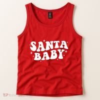 Santa Baby Cute Christmas Xmas Funny Tank Top thumb 2