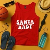 Santa Baby Cute Christmas Xmas Funny Tank Top thumb 4