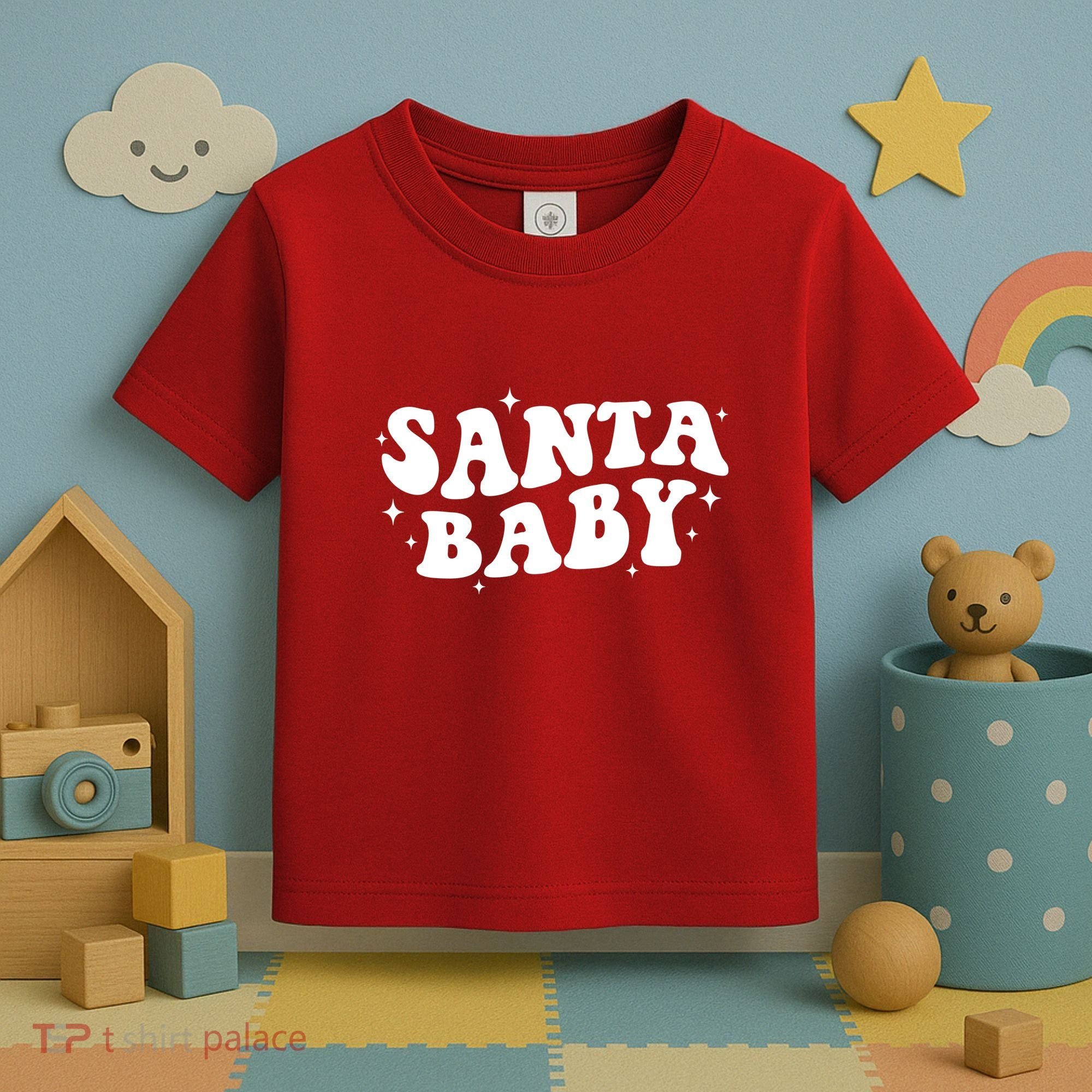 Santa Baby Cute Christmas Xmas Funny Toddler T-Shirt