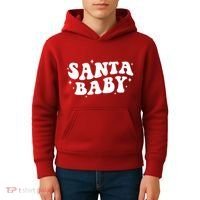 Santa Baby Cute Christmas Xmas Funny Kids Hoodie thumb 4