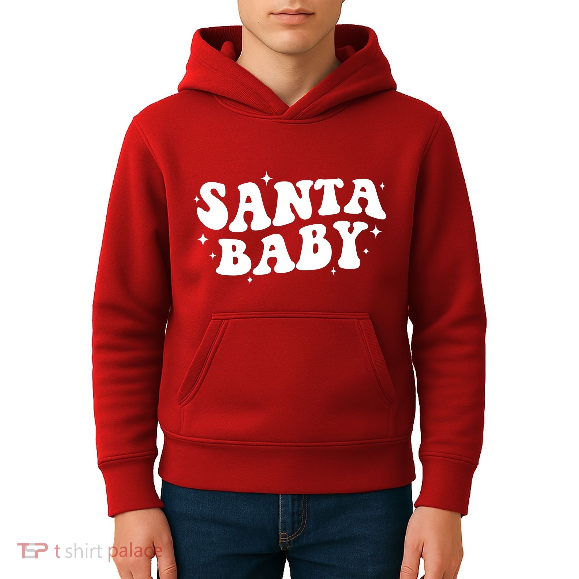 Santa Baby Cute Christmas Xmas Funny Kids Hoodie