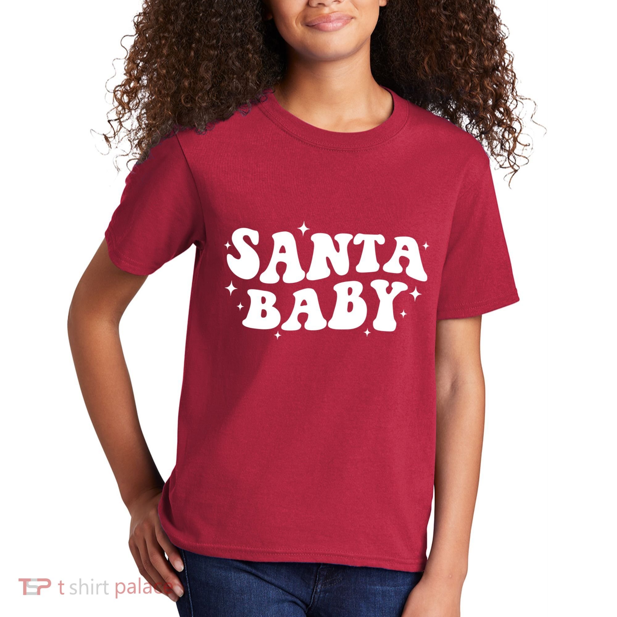Santa Baby Cute Christmas Xmas Funny Kids T-Shirt