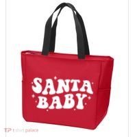 Santa Baby Cute Christmas Xmas Funny Tote Bag thumb 3