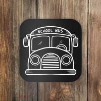 School Bus Costume Halloween Costume Coaster thumb 0