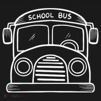 School Bus Costume Halloween Costume Coaster thumb 2