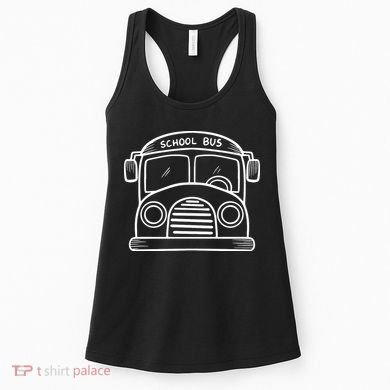 School Bus Costume Halloween Costume Women's Tank Top