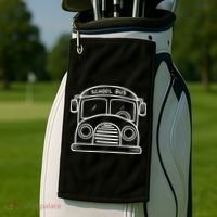 School Bus Costume Halloween Costume Golf Towel thumb 2