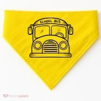 School Bus Costume Halloween Costume USA-Made Doggie Bandana thumb 0