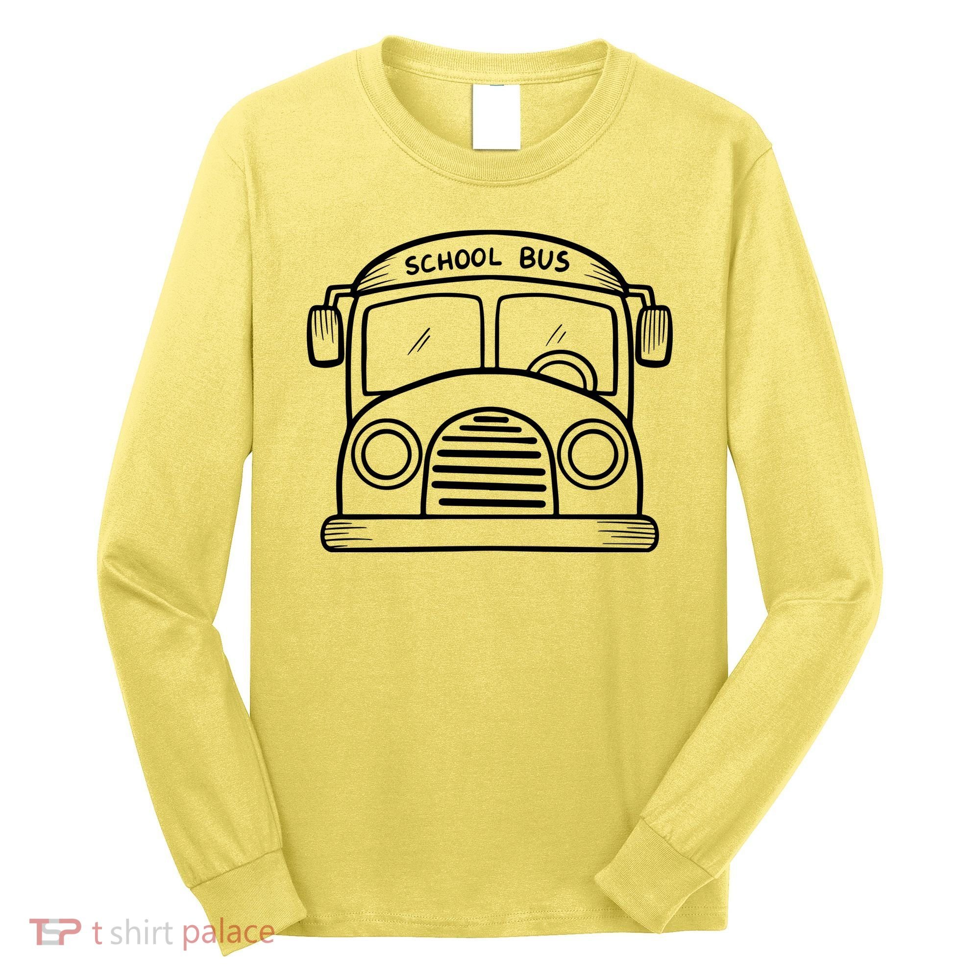 School Bus Costume Halloween Costume Long Sleeve Shirt
