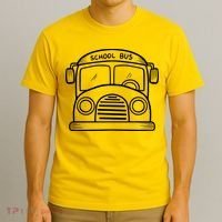 School Bus Costume Halloween Costume T-Shirt thumb 3