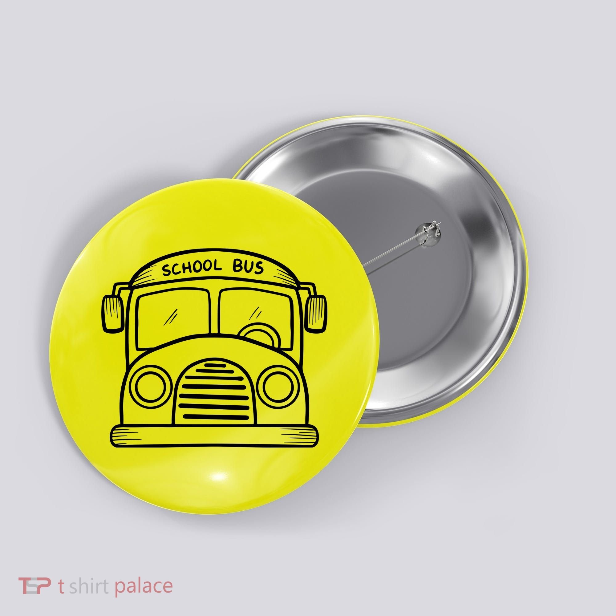 School Bus Costume Halloween Costume Button
