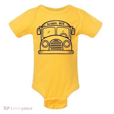 School Bus Costume Halloween Costume Baby Bodysuit