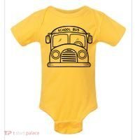 School Bus Costume Halloween Costume Baby Bodysuit thumb 0