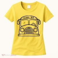 School Bus Costume Halloween Costume Women's T-Shirt thumb 0