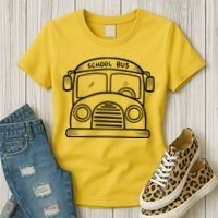 School Bus Costume Halloween Costume Women's T-Shirt thumb 3
