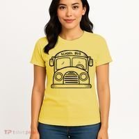 School Bus Costume Halloween Costume Women's T-Shirt thumb 4