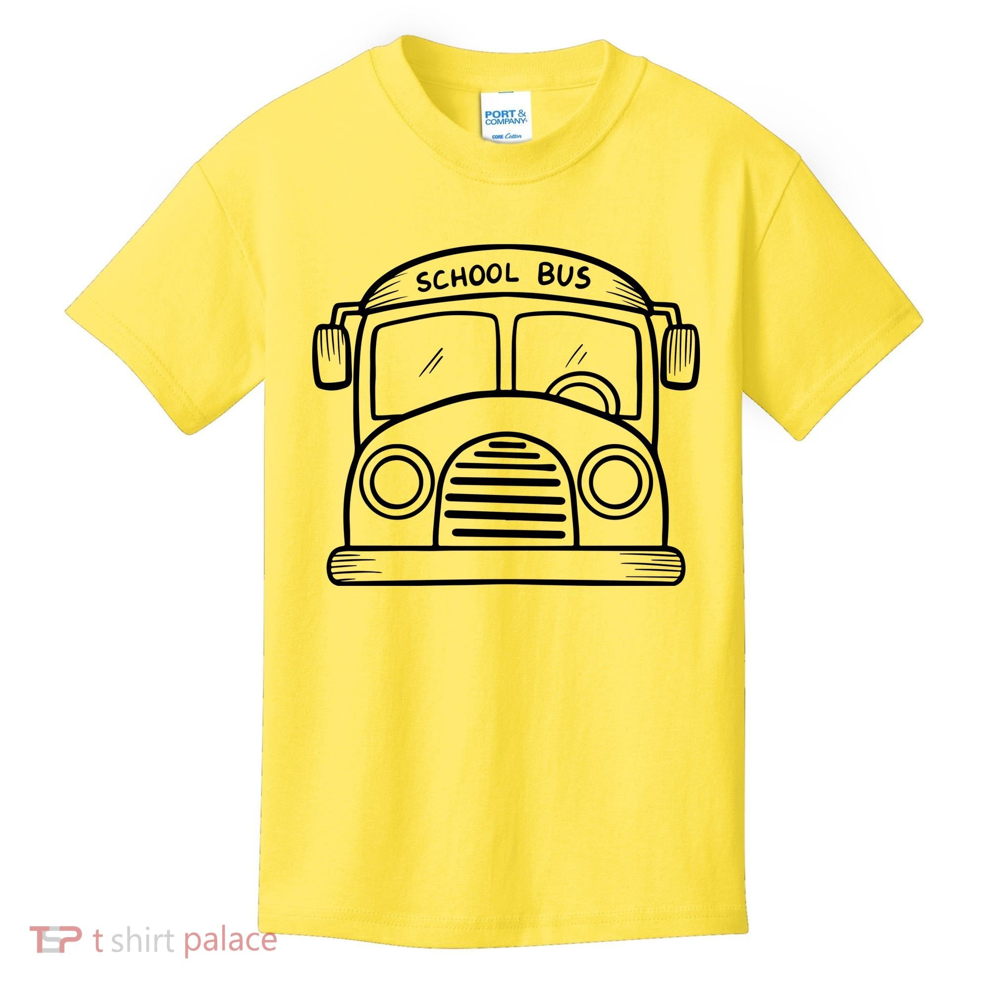 School Bus Costume Halloween Costume Kids T-Shirt