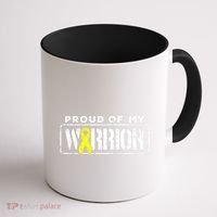Sarcoma Bone Cancer Gift Proud Family Matching Warrior Support Cool Gift Coffee Mug thumb 1