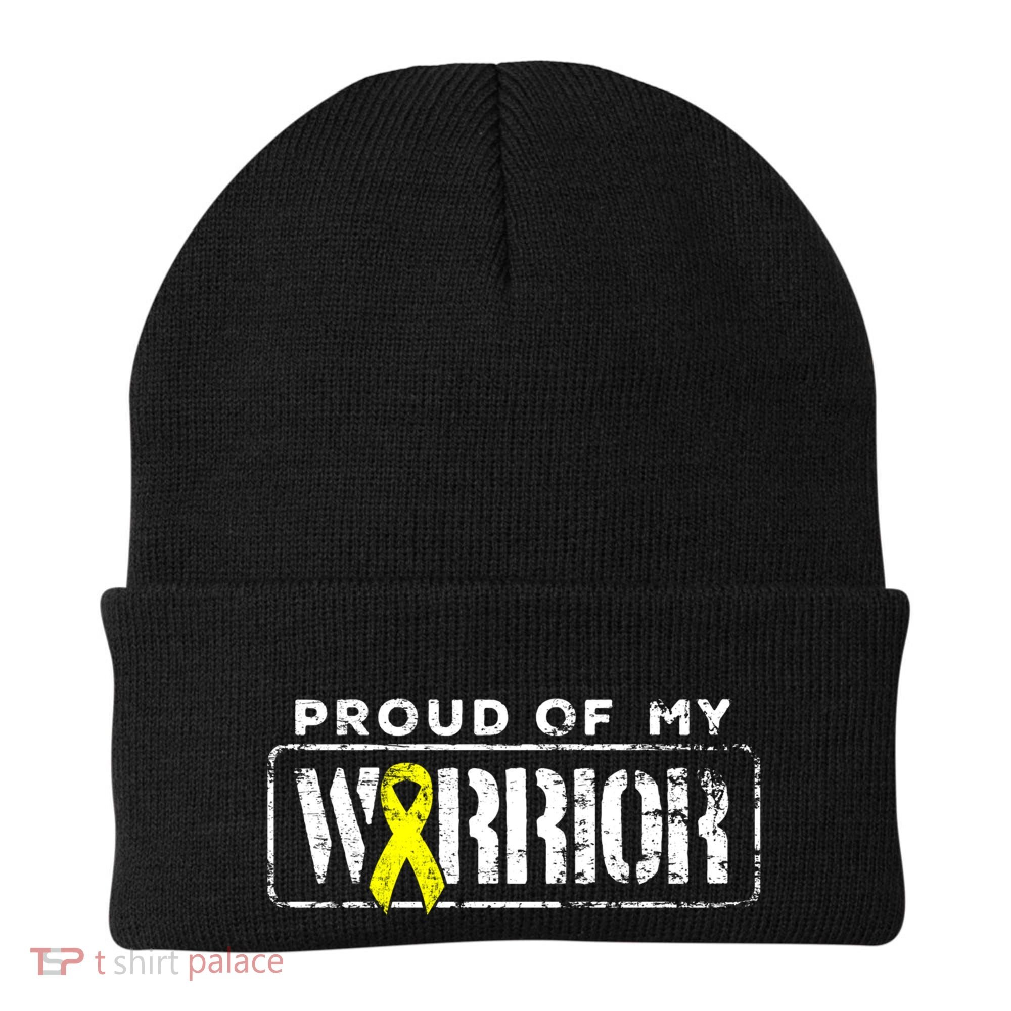 Sarcoma Bone Cancer Gift Proud Family Matching Warrior Support Cool Gift Beanie