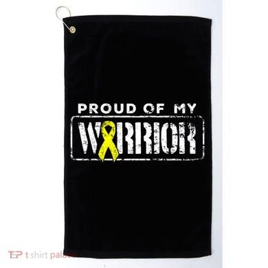 Sarcoma Bone Cancer Gift Proud Family Matching Warrior Support Cool Gift Golf Towel
