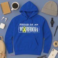Sarcoma Bone Cancer Gift Proud Family Matching Warrior Support Cool Gift Hoodie thumb 3