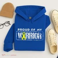 Sarcoma Bone Cancer Gift Proud Family Matching Warrior Support Cool Gift Hoodie thumb 4