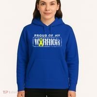 Sarcoma Bone Cancer Gift Proud Family Matching Warrior Support Cool Gift Hoodie thumb 5