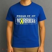 Sarcoma Bone Cancer Gift Proud Family Matching Warrior Support Cool Gift T-Shirt thumb 3